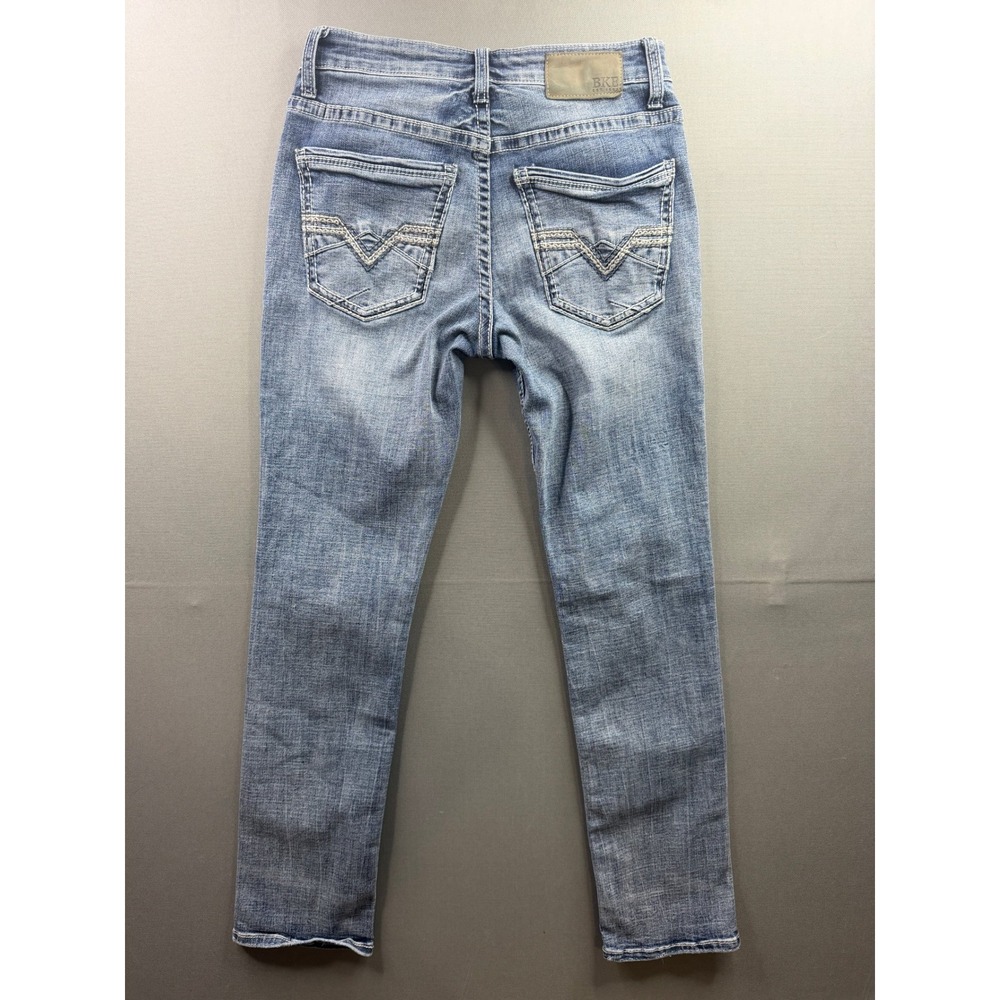 BKE Alec Slim Fit Jeans Mens Blue Light Wash Denim 28x29